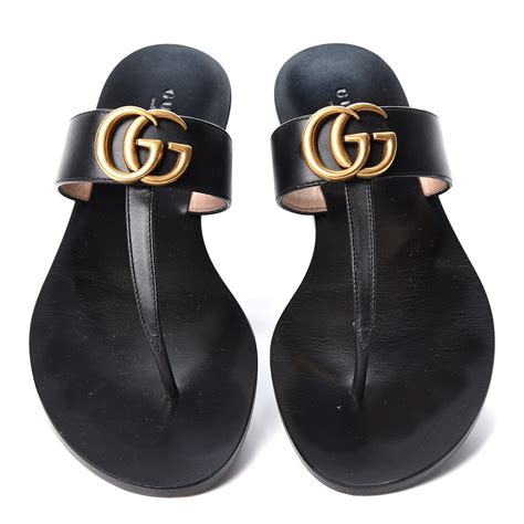 authentic Gucci thong sandals